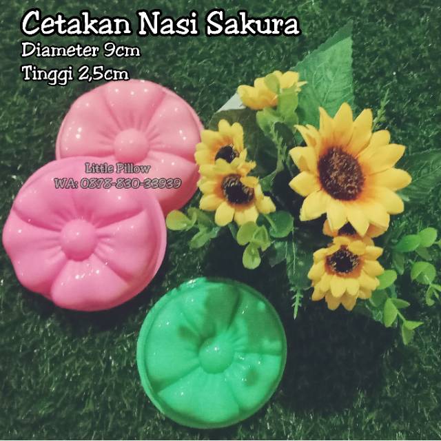 (NASI SAKURA) Cetakan Nasi Bunga Sakura/cetakan bento/bento rice mold/cetakan puding