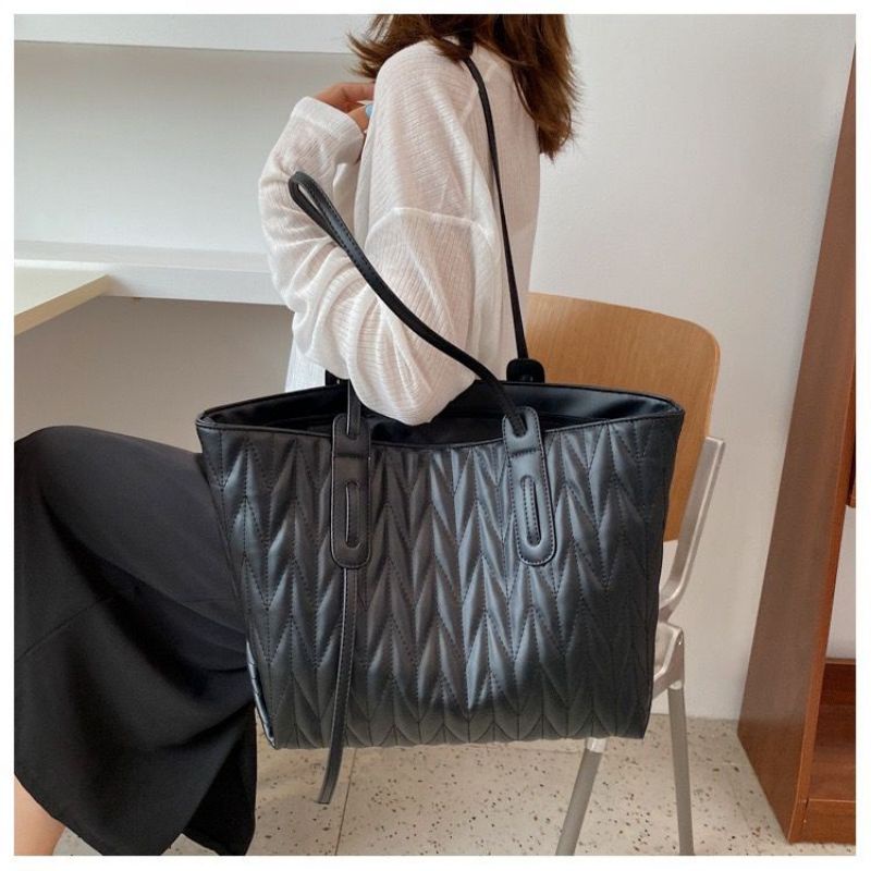 TERMURAH GRATIS EXTRA (1 KG MUAT 2PCS) E5901 BQJ3348 TAS HANDBAG WANITA TAS BESAR TAS NGAJI IBU IBU