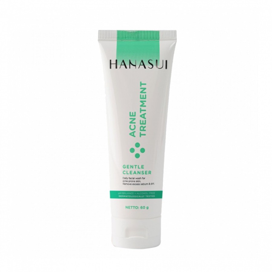 SABUN WAJAH PENGHILANG JERAWAT DAN BEKAS JERAWAT HANASUI ACNE TREATMENT GENTLE CLEANSER 60GR SABUN WAJAH HANASUI ACNE