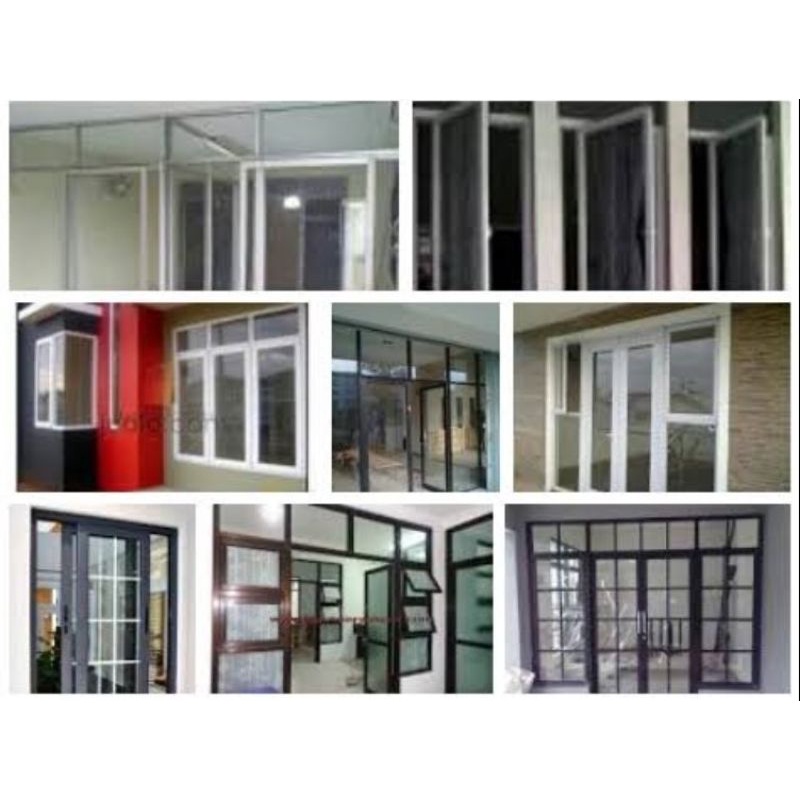 Kusen Aluminium 3 inch MURAH,, Utk CUSTOM Ukuran Pintu / Jendela / Partisi, Dll,, Kualitas PREMIUM