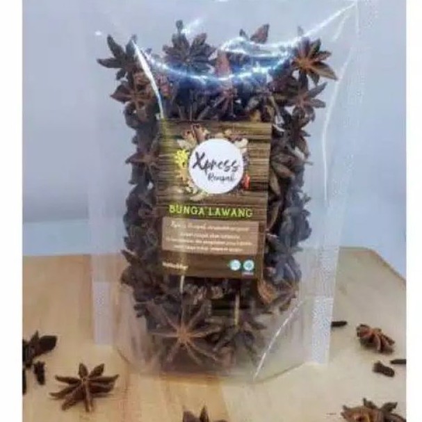 

XPRESSREMPAHSTORE - Bunga Lawang Atau Pekak / Natural Star Anise / Rempah Herbal / 50 gram