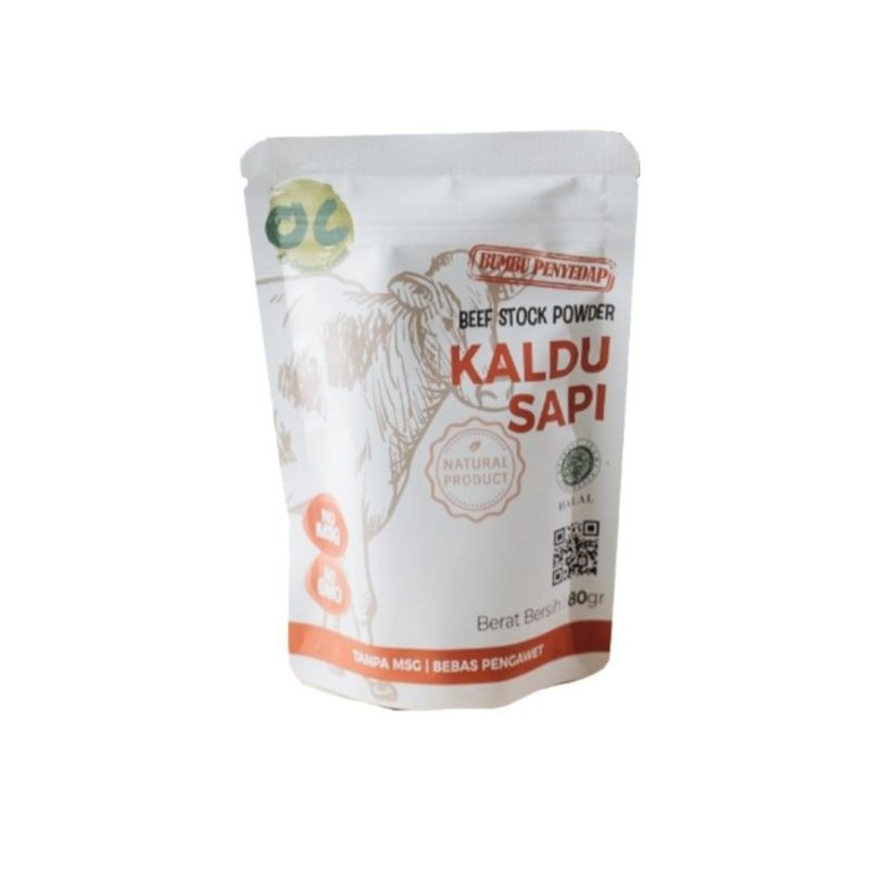 Organic Center- Bumbu Rasa Kaldu Sapi Beef Stock Powder 80g for 1+ years