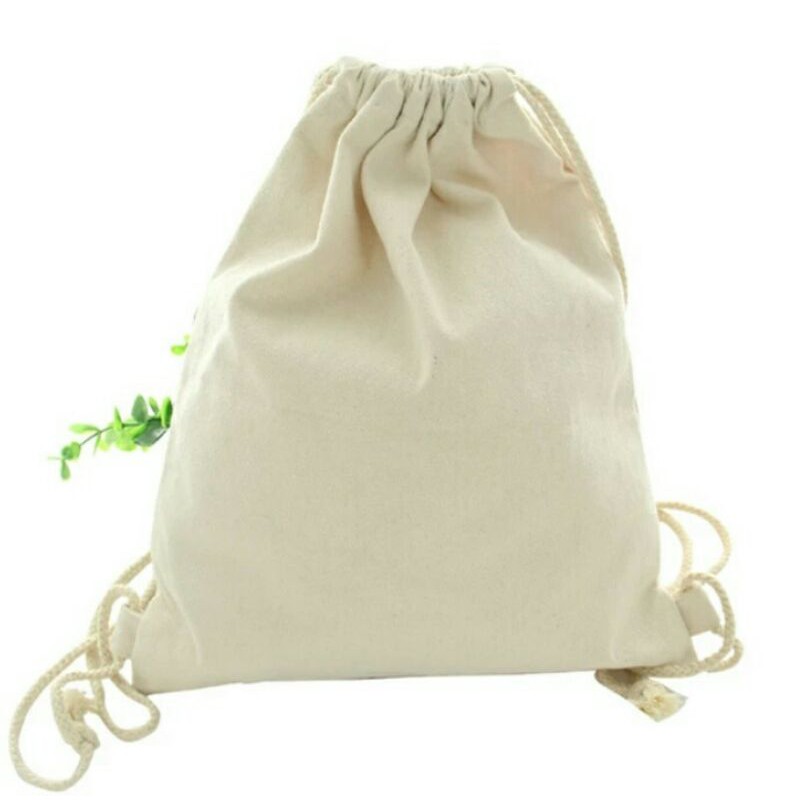 Tas Lukis / Tas Serut Polos / String Bag / Tas Ransel belacu