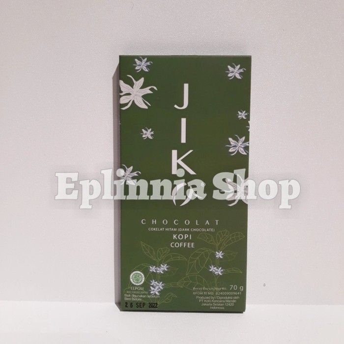

Jika Dark Chocolate Coffee 70 gr - Cokelat Hitam Dengan Kopi