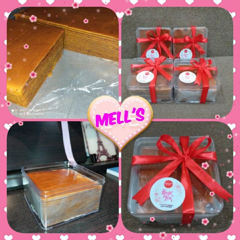 

Lapis Legit Mell's#dengan ukuran10x10cm harga Ekonomis dengan Rasa Mevvah