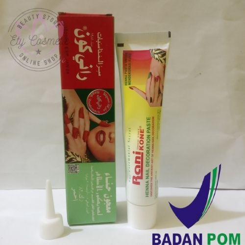 Cat kuku / pewarna kuku / kutek / henna / Rani kone warna merah 30g