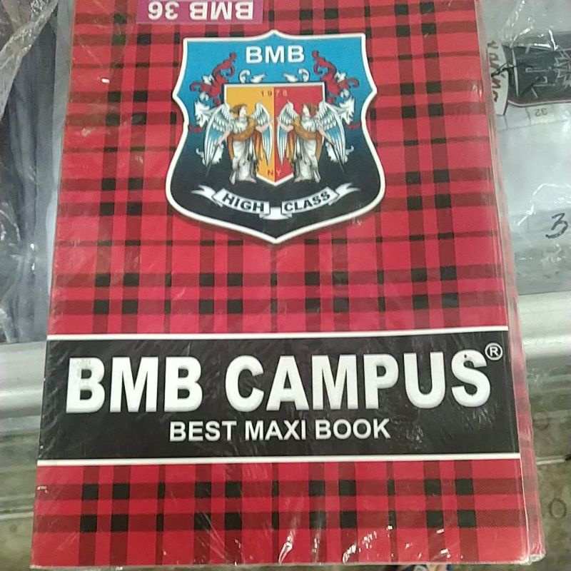 

buku tulis campus BMB isi 10 buku (36 lembar)