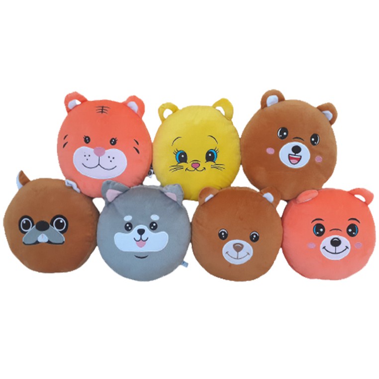 J&J Bantal Sofa, Bantal Sofa Bulat Animal Lucu