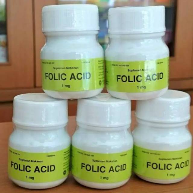 Asam Folat Folic Acid 1mg (100 tablet) / 1000mcg