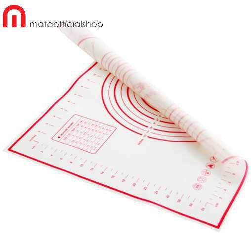OneTwoCups Silicone Mat Alas Adonan Pizza Martabak 40x60CM Merah