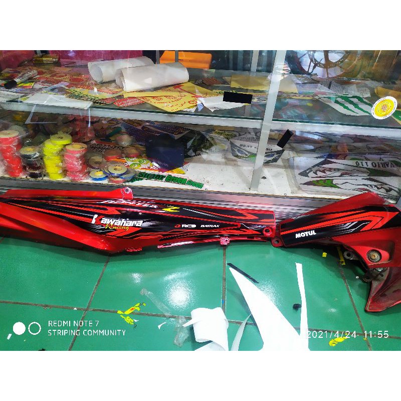 READY STOK BISA COD striping variasi sticker lis jupiter z new jupiter z robot jupiter z salib jupit