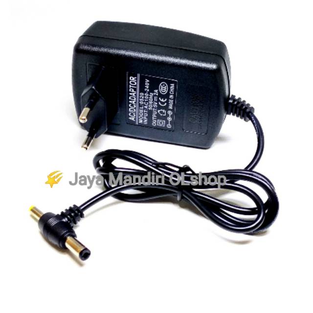 Adaptor 5V - 2A / Power Adapter 5 Volt 2 Ampere Double Jack DC