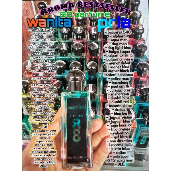 88 PARFUME Wangi tahan lama/Bisa pilih aroma