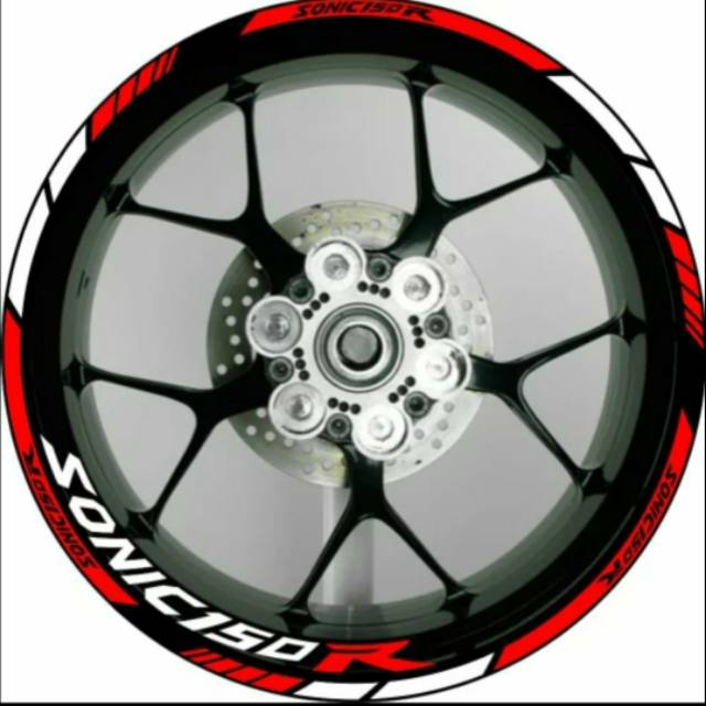 sticker velg sonic 150r