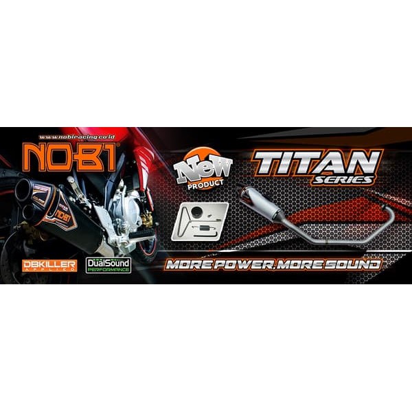 Knalpot Nob1 TITAN YAMAHA MIO X-Ride
