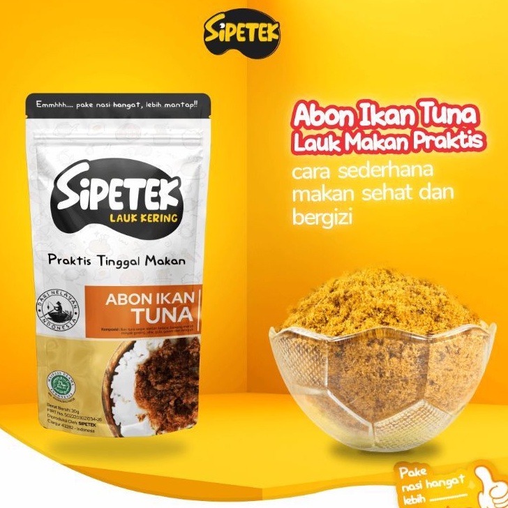 

Sipetek Abon Ikan Tuna | abon ikan | abon tuna | lauk bayi | camilan bayi | cemilan sehat | abon MPASI | abon non msg