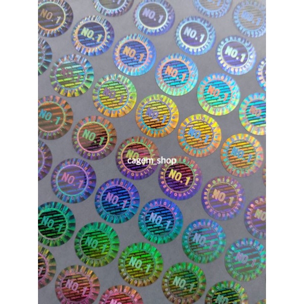 

sticker hologram original No.1