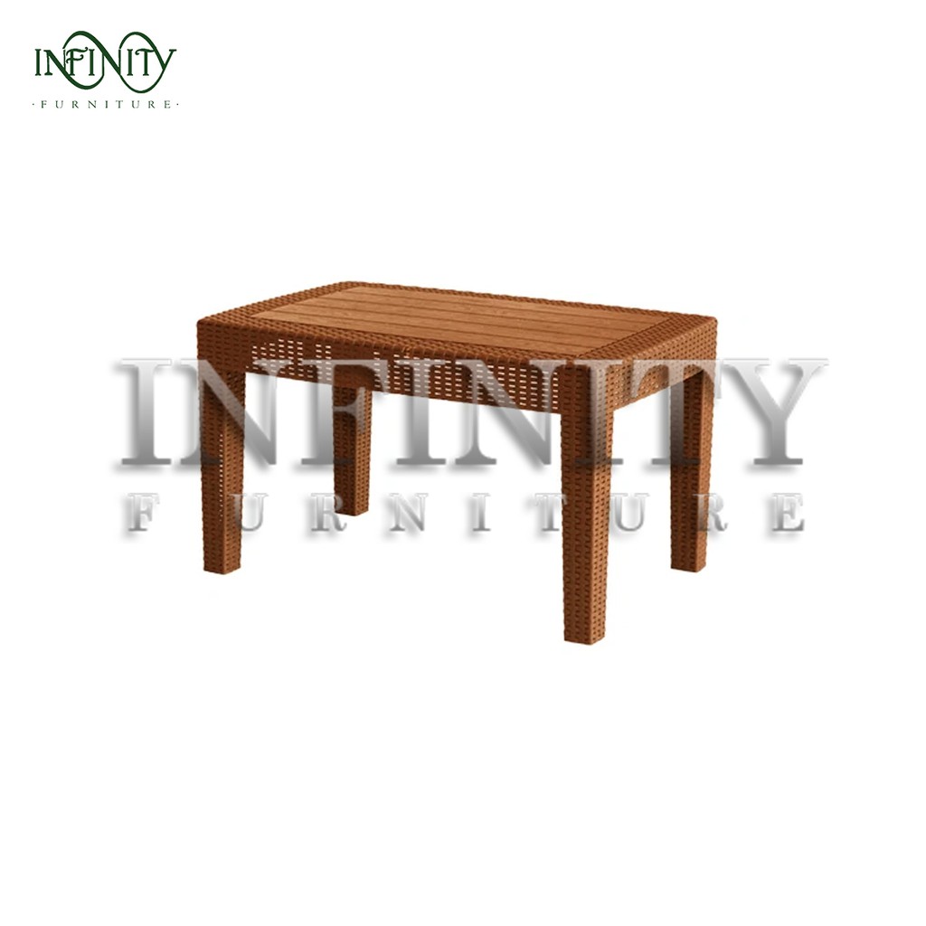 Meja Sofa Plastik Sofa Table Motif Rotan Plastik - OST R