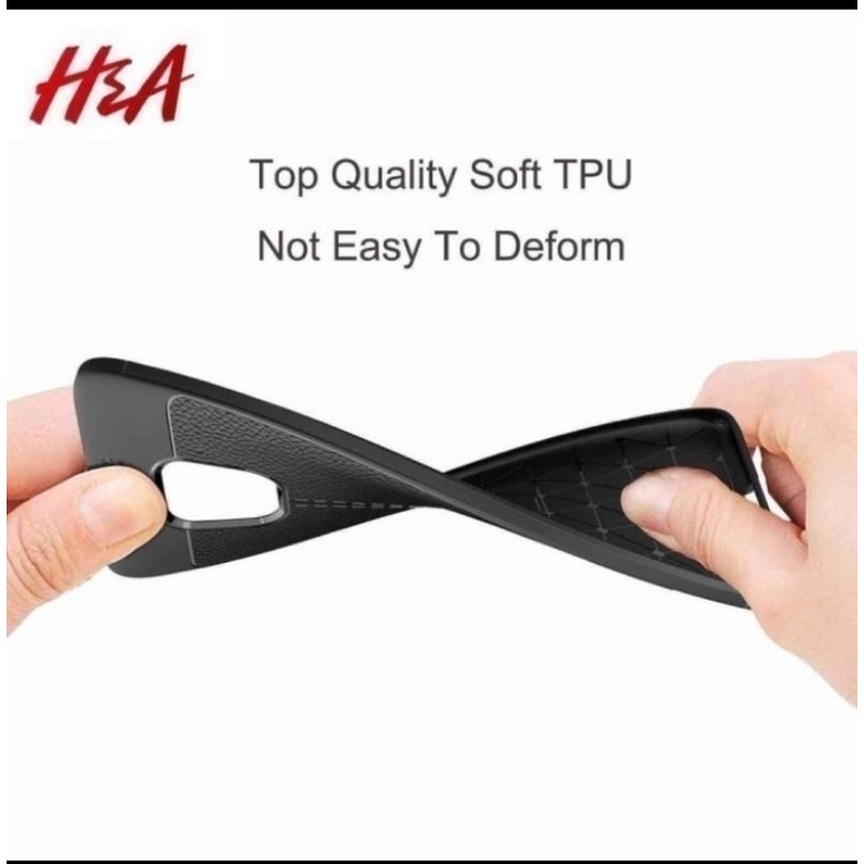 CASE CASING OPPO A5 2020/A9 2020 SOFTCASE AUTOFOCUS HITAM KULIT JERUK