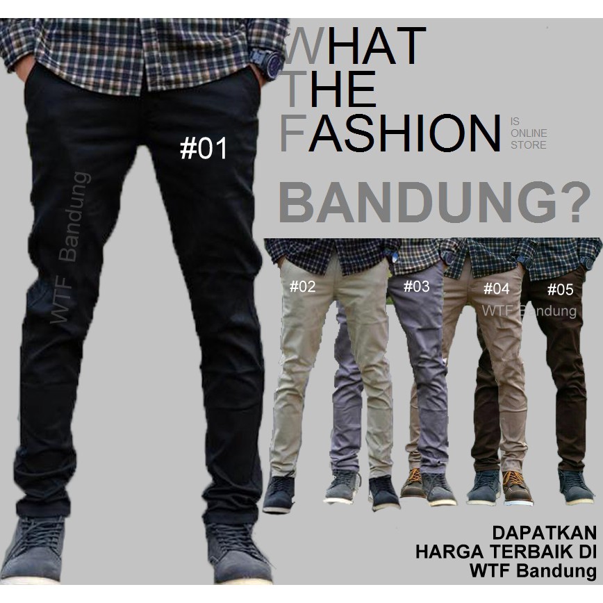 MURAH  Celana Chino BIG SIZE Chino Pants DC PSD VANS Premium Distro Chinos