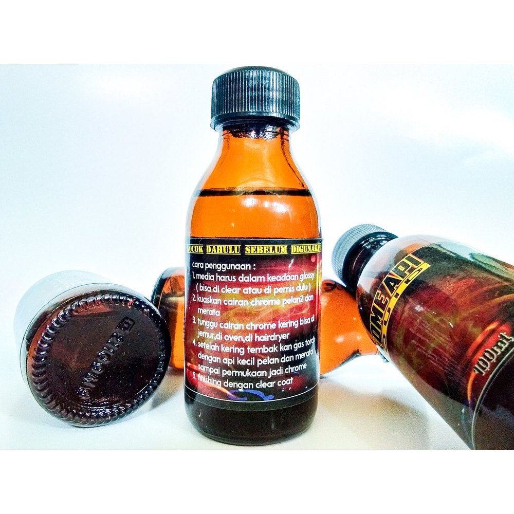 Qago Chrome Bakar Liquid - Cairan Chrome Api / Bakar 100ml/50ml