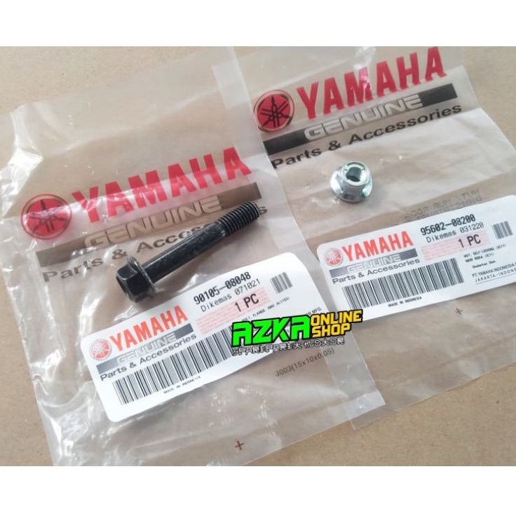 BAUT 12 DAN MUR 12 BREKET MOUNTING MONTING MIO SPORTY SMILE SOUL FINO ORIGINAL