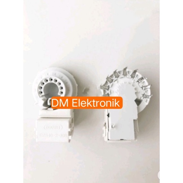 socket CRT  9pin lurus dalam GZS 10-2-108 tv tabung 9pin