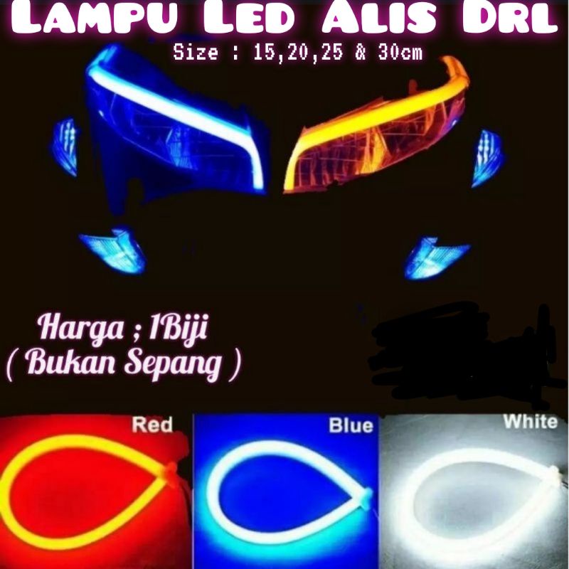 Jual Lampu Led Drl Alis Flexsible Slim V Size Cm