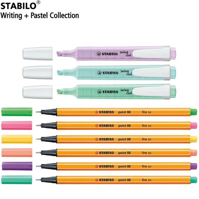 

STABILO Set 9 Pastel - Swing cool point 88 / Fineliner / Pen