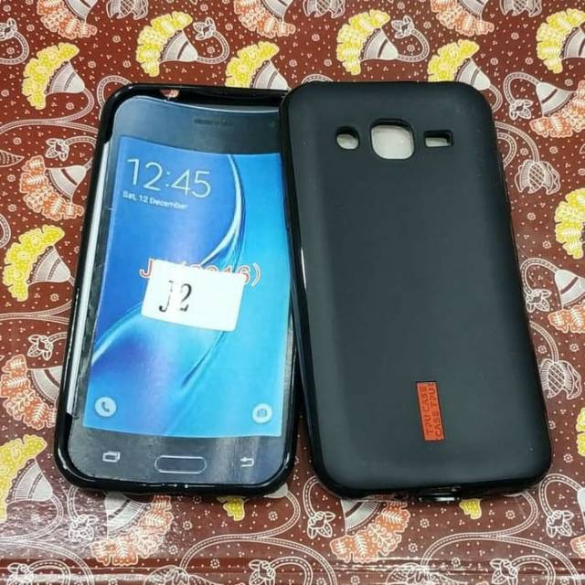 Silikon karet hitam capdase samsung j200 j2 2015 j2 murah meriah soft case j2 2015 j200 mantap