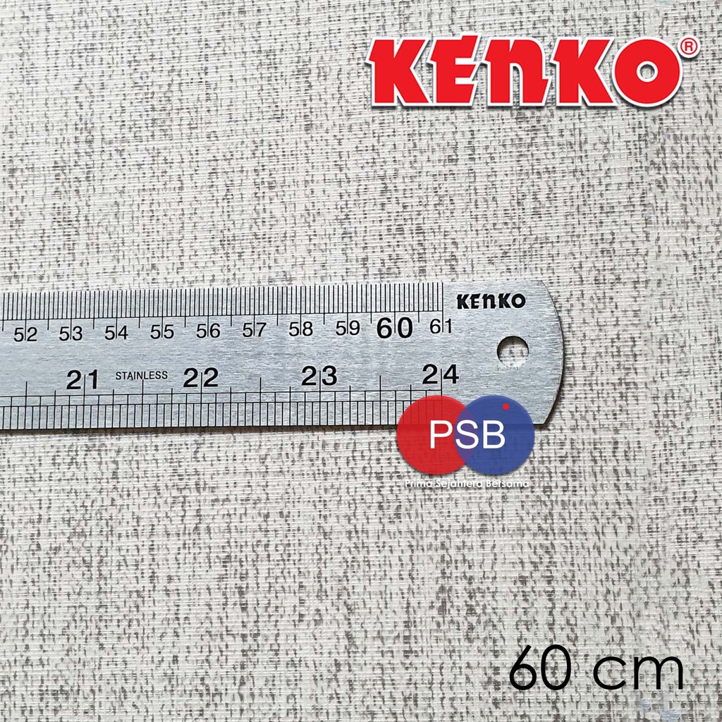 

Penggaris Besi Kenko 60 Cm / Stainless Steel Ruler JunDW