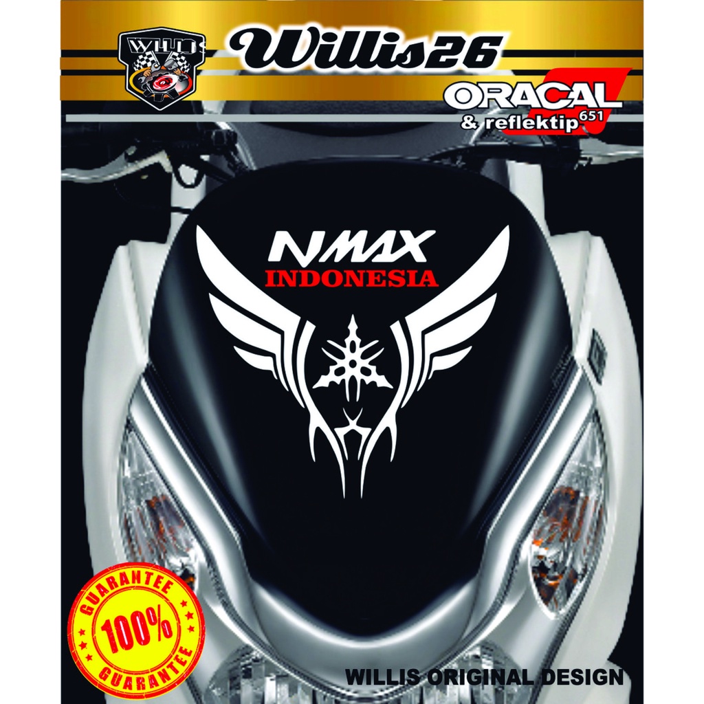 Promo Sticker Nmax Visor Motor Keten Stiker Sayap Nmax Tameng Visor Motor