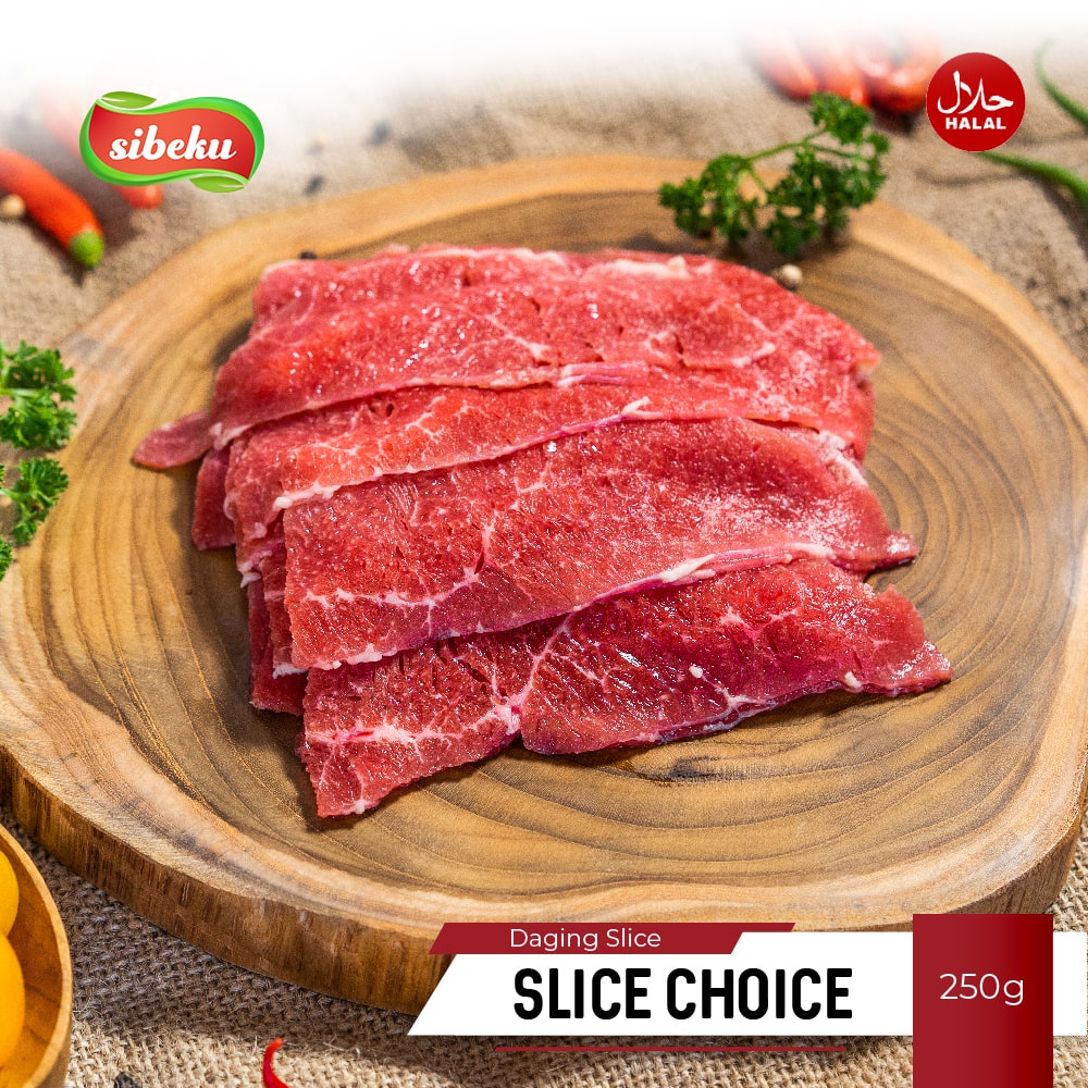 

Daging Sapi Beef Slice Choice Halal & Higienis 250 gram Frozen Food Import dari Australia