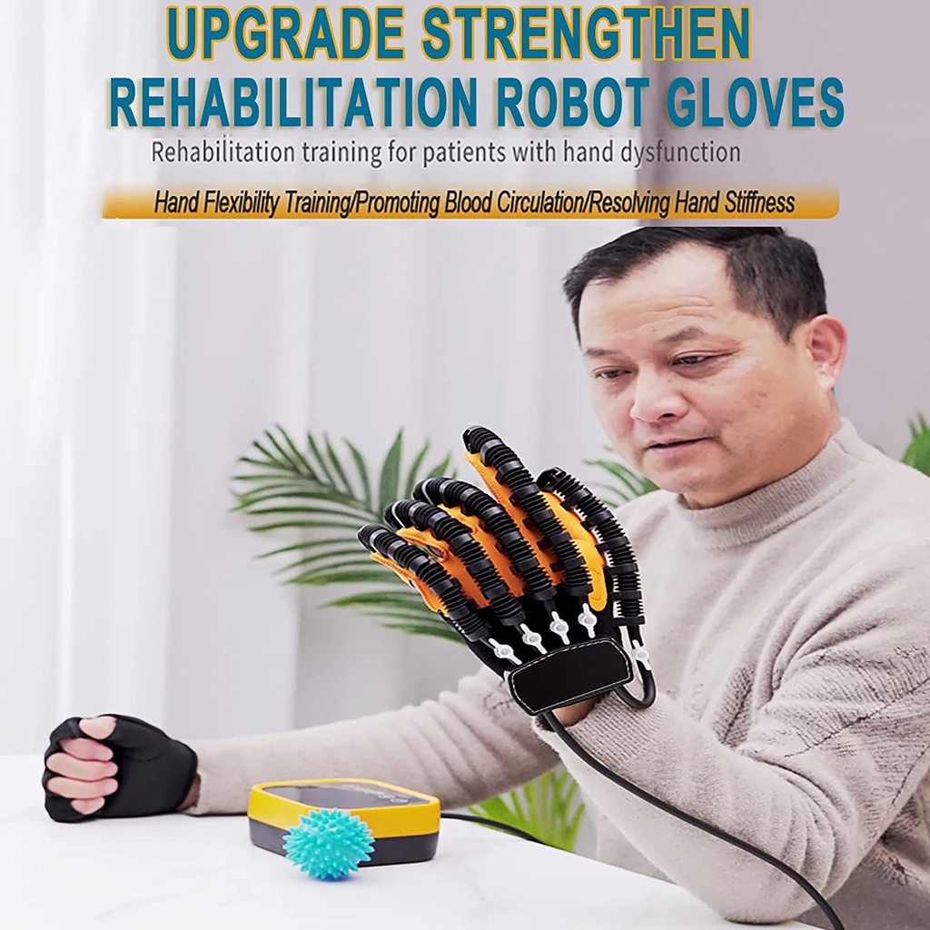 Sarung Tangan Robot Rehabilitasi Fungsi Jari Dan Tangan Stroke Hemiplegia Rehabilitasi Trainer