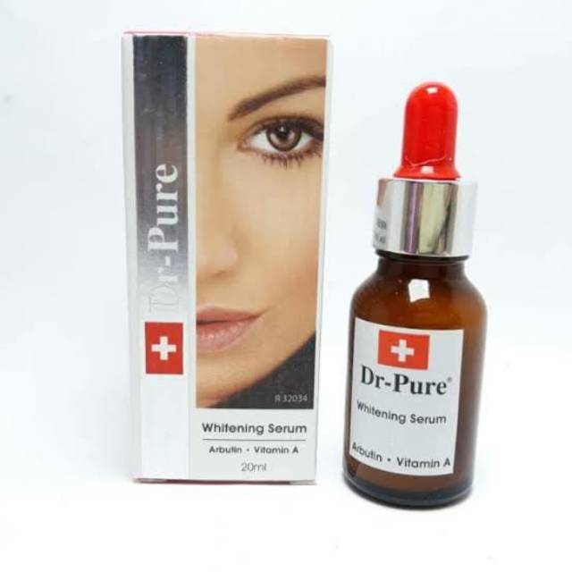 Dr.Pure | Serum whitening 20ml & Serum pimple Cream Acne Care 30gr