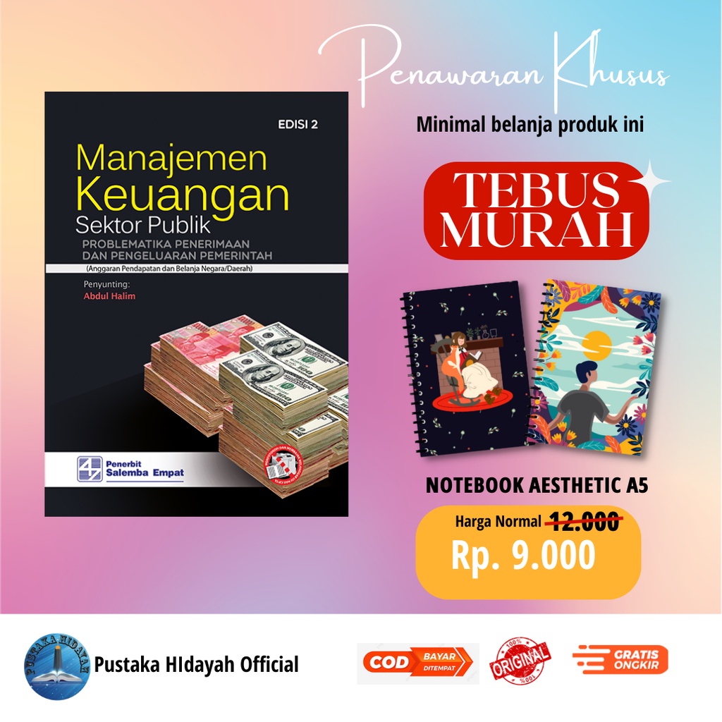 Jual Buku Manajemen Keuangan Sektor Publik 2 Abdul Halim Buku Manajemen Buku Ekonomi Buku 2100