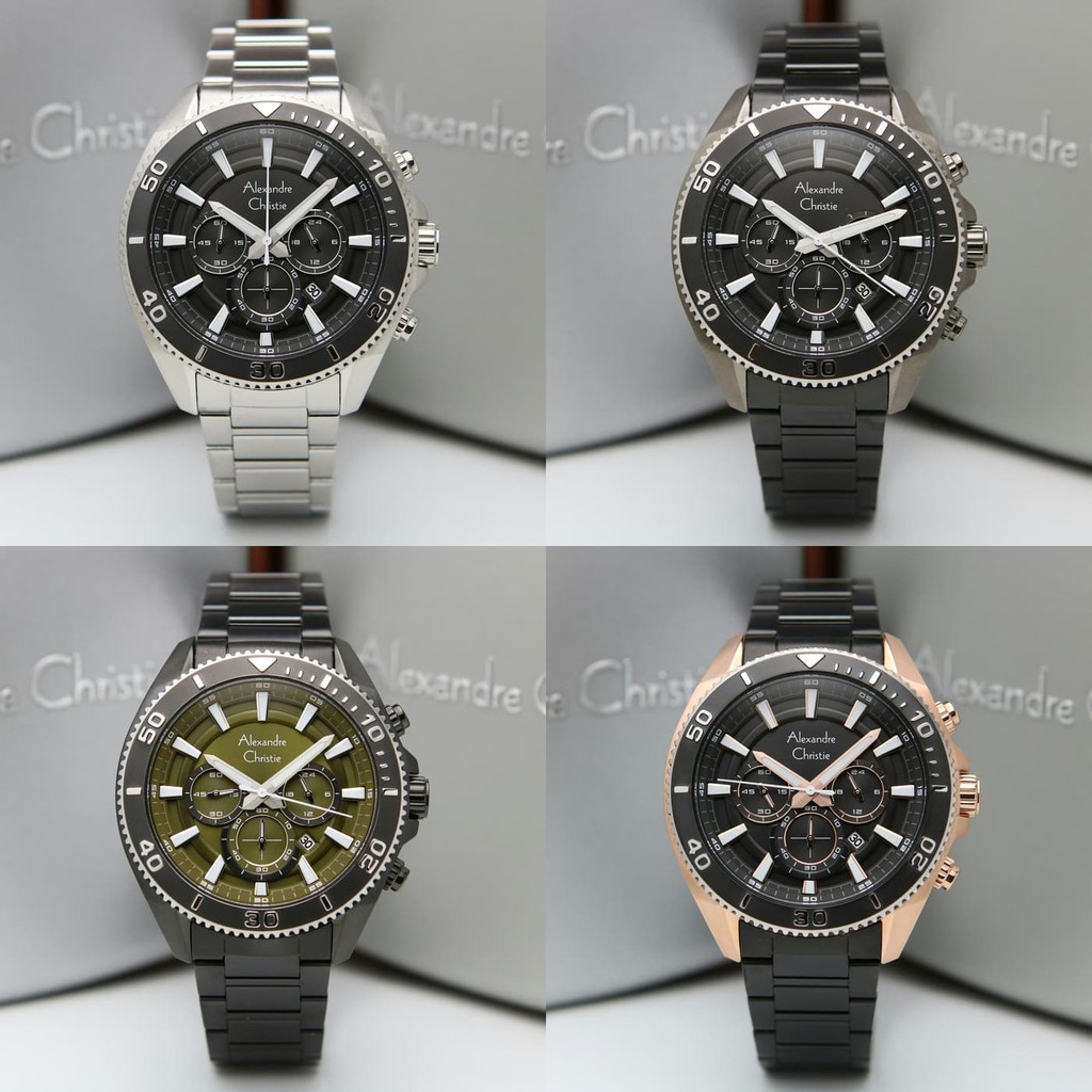 [Free Baterai] JAM TANGAN PRIA ALEXANDRE CHRISTIE AC 6544 ORIGINAL GARANSI RESMI 1 TAHUN