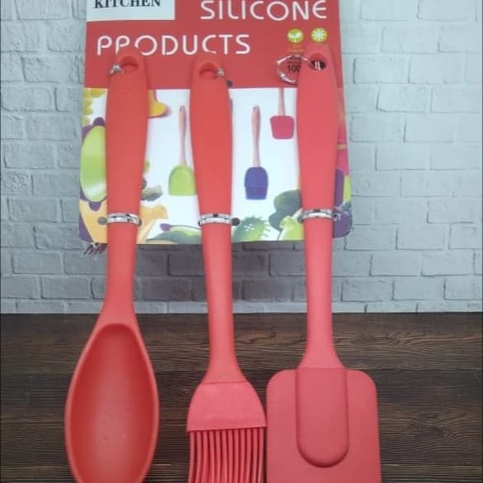 KUAS SEPATULA SENDOK TAKAR SILICONE
