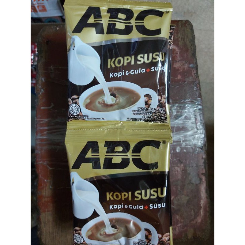 

ABC kopi susu (1rtg isi 10 sachet)