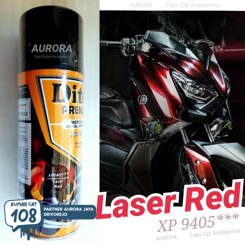 

DITON PREMIUM LASER RED XP9405 pilok pilox pylox cat semprot motor mobil sepeda