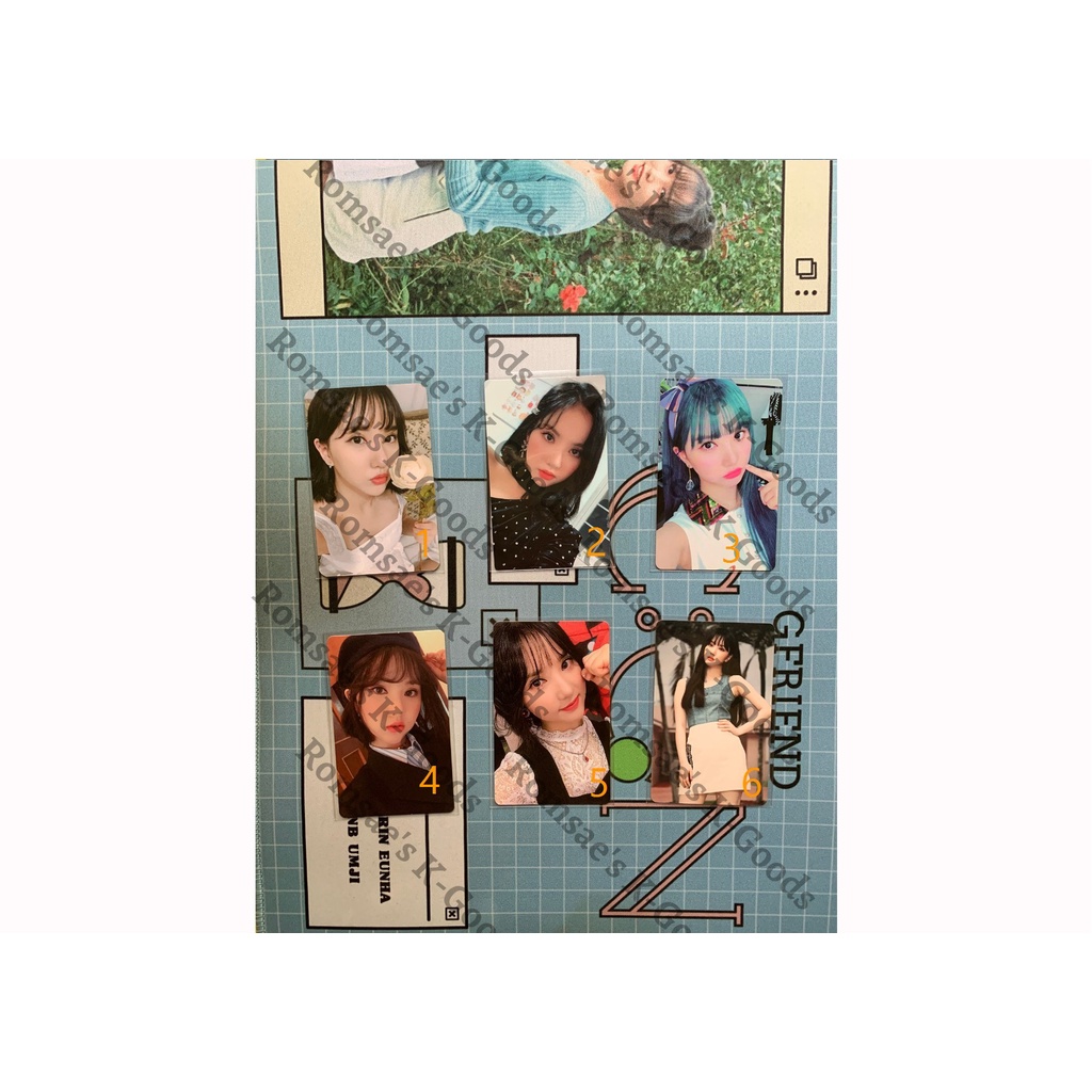 Gfriend Eunha Photocard | TFTMN | Sunny Summer | Fever Season | Pararell | Rainbow | Snowflake | Wal