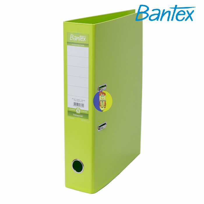 

Bantex Lever Arch File Ordner Plastic Folio 7cm Lime #1465 65
