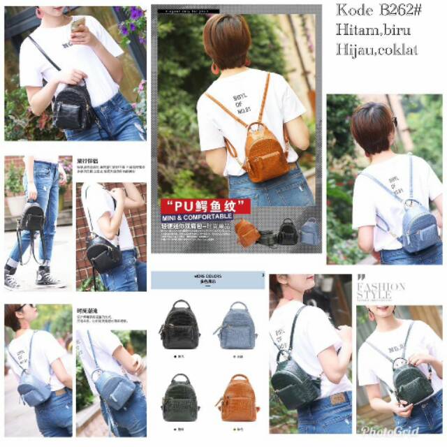 RANSEL KECIL/TAS GENDONG/TAS PUNGGUNG WANITA