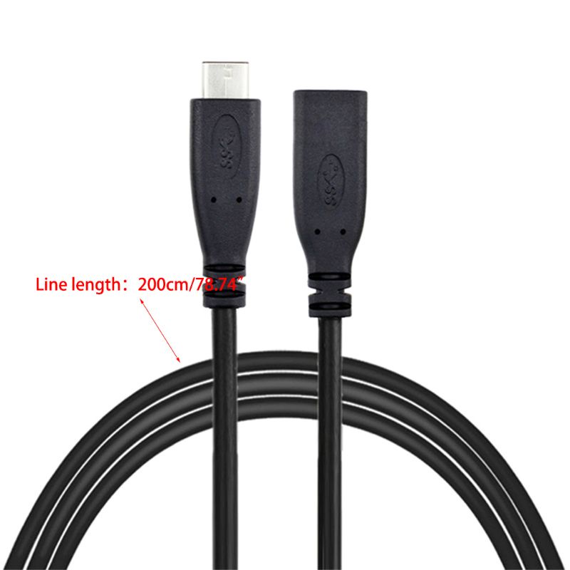 VIVI   Type C USB 3.1 Male to USB-C Female Extension Data Cable