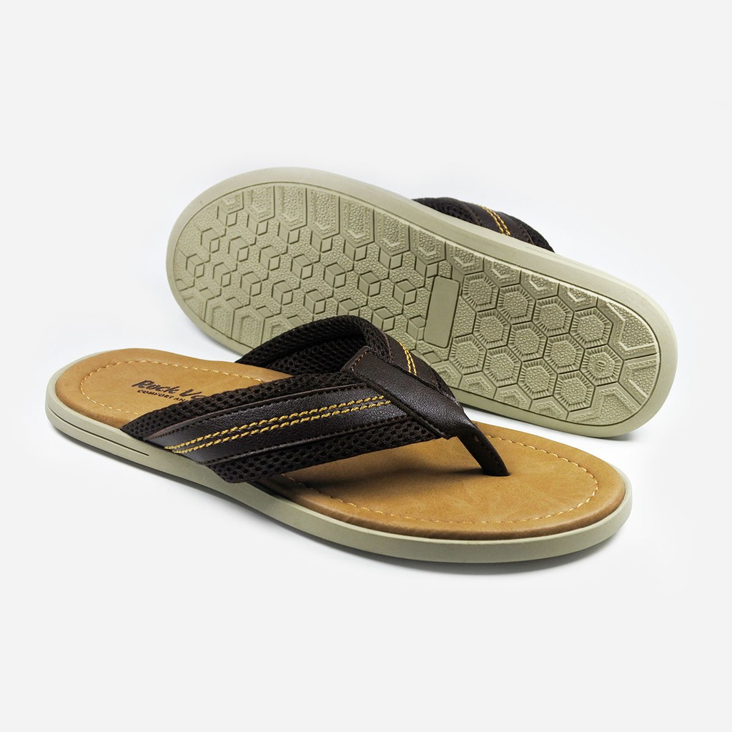 Rockvalley LAVITZ | Sandal Pria F15.002 [ Hitam dan Cokelat ] / Ramayana Jatinegara