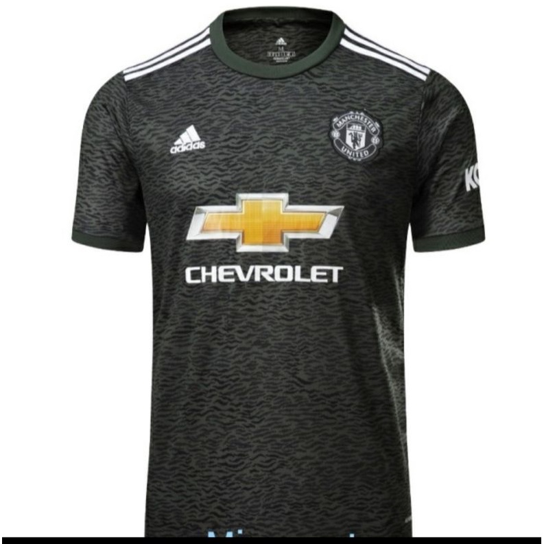Jersey Bola Manchester United Away Hitam 2020/2021 GO