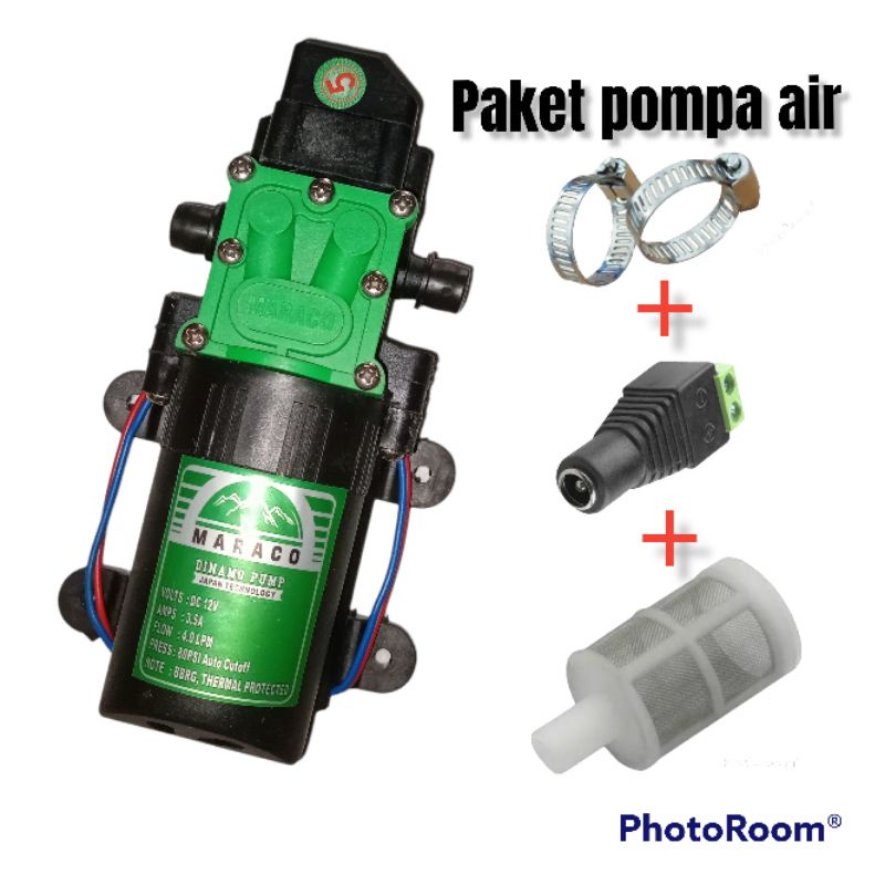 New Dinamo Pompa Air Sprayer Elektrik Tangki Alat Semprot maraco 80 PSI/ Cuci motor mobil AC dll