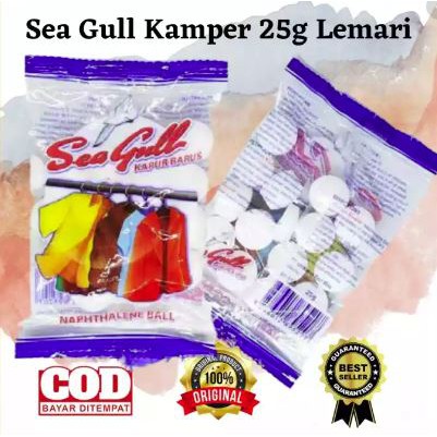 Kamper Pakaian / Kapur Barus Seagull Sachet 25 gr