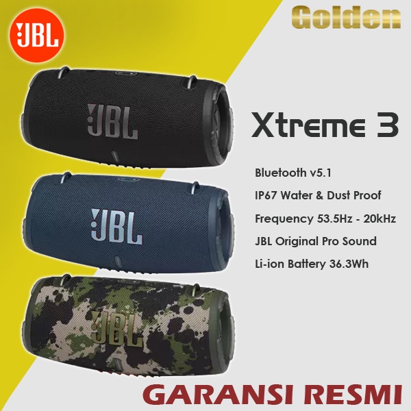 JBL EXTREME 3 / XTREME 3 Bluetooth Portable Speaker Original Garansi Resmi IMS