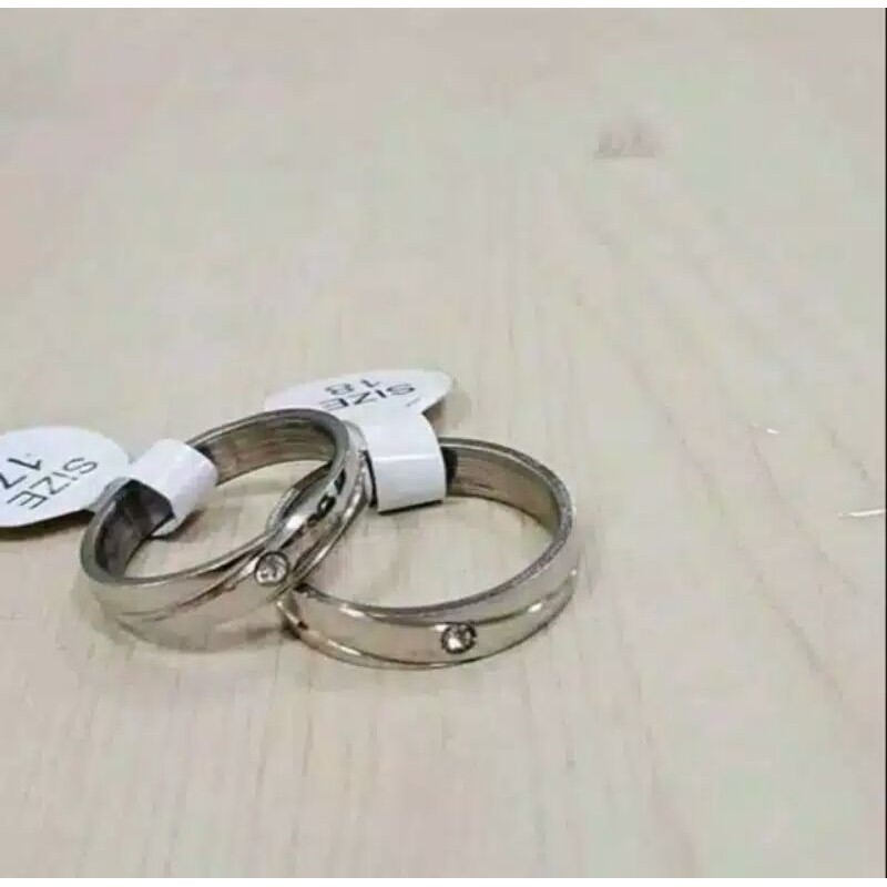 cincin titanium silver